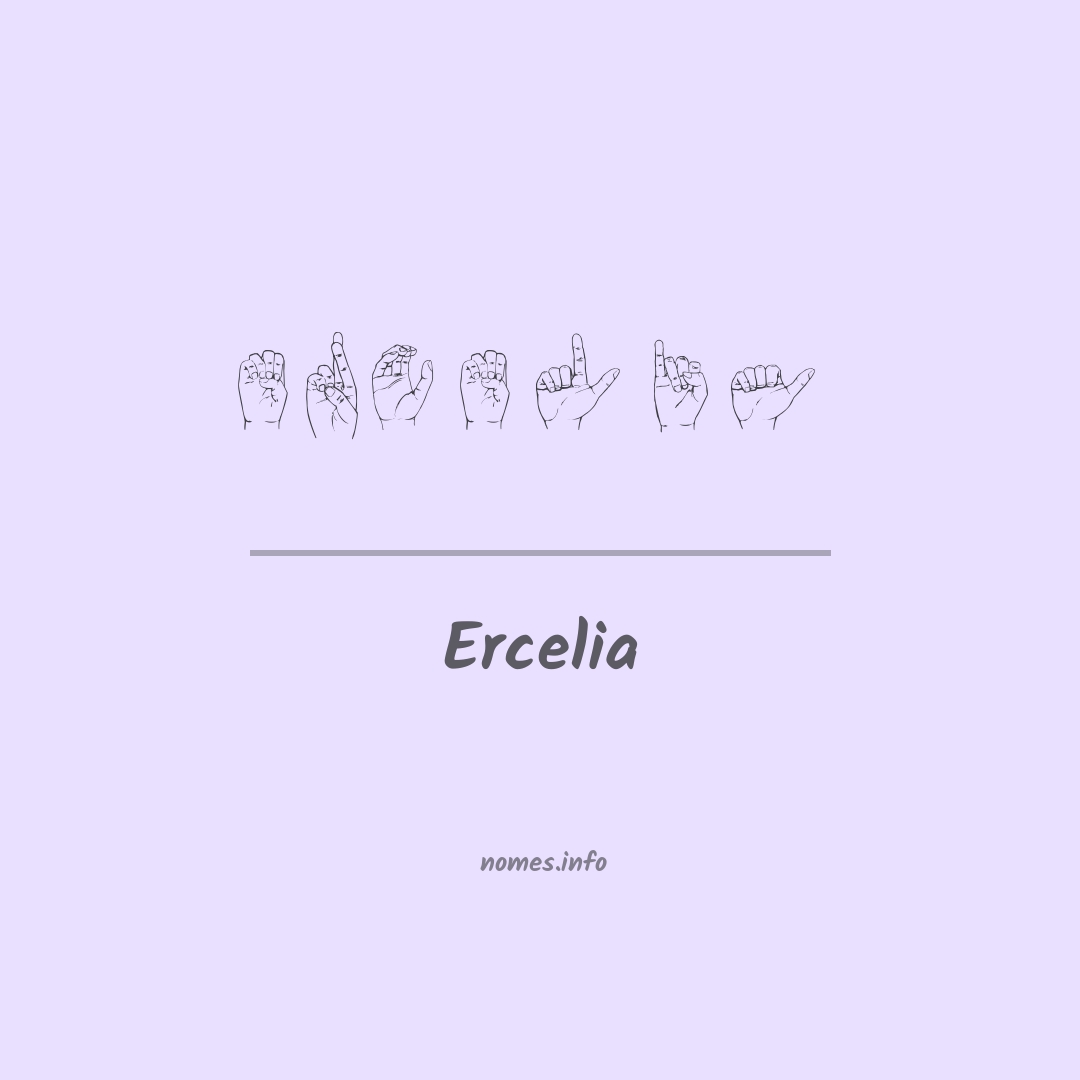 Ercelia em Libras
