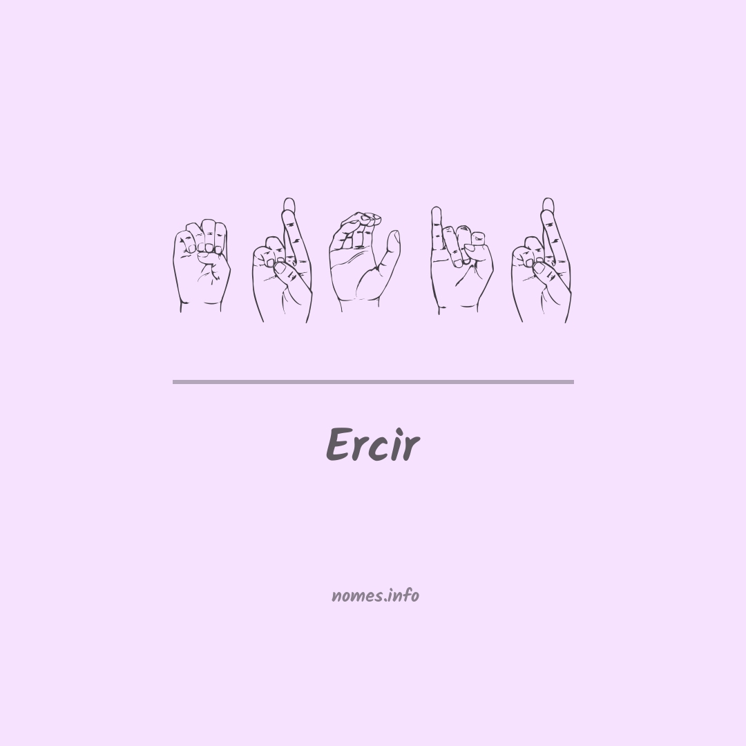 Ercir em Libras