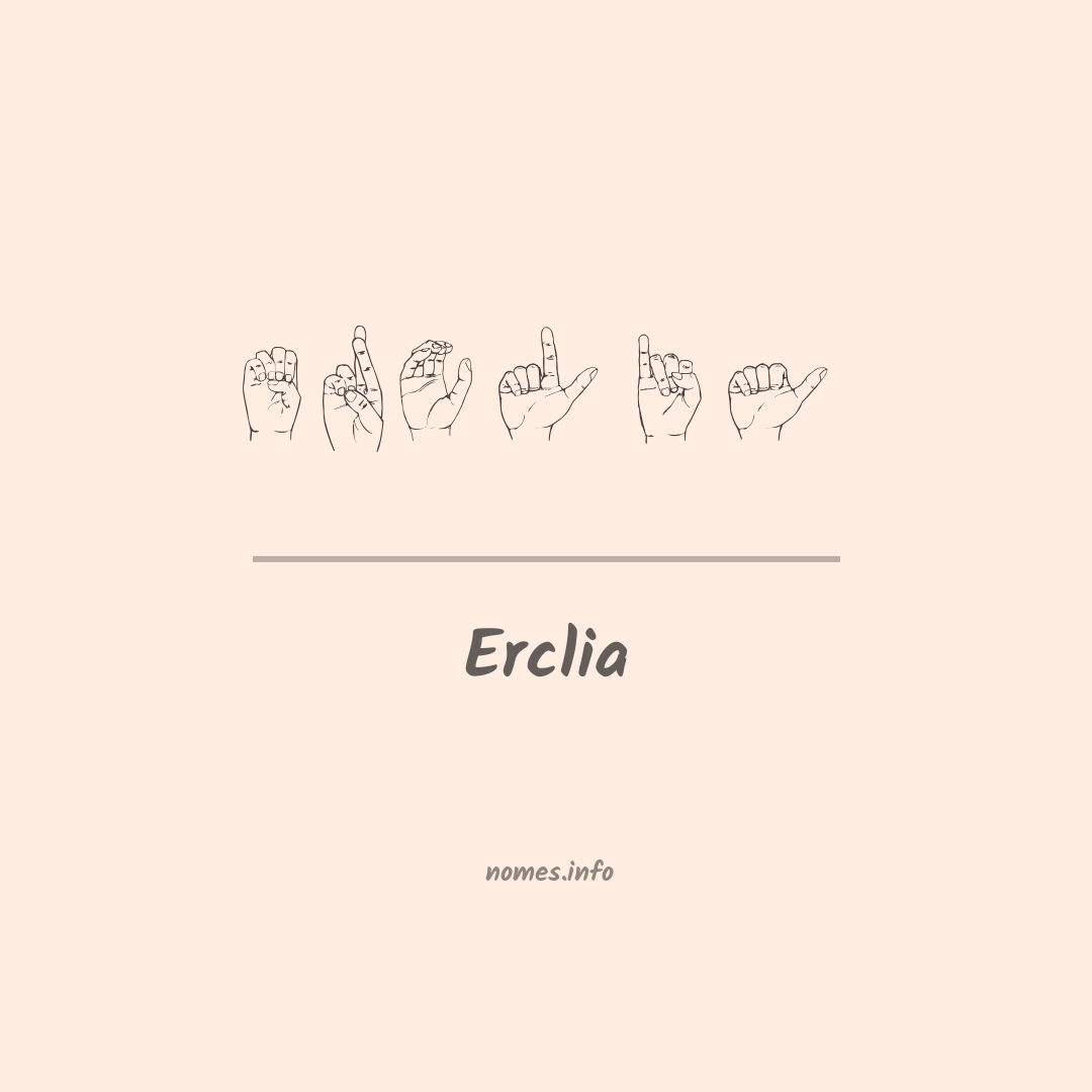 Erclia em Libras