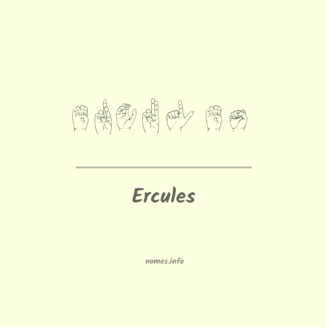 Ercules em Libras