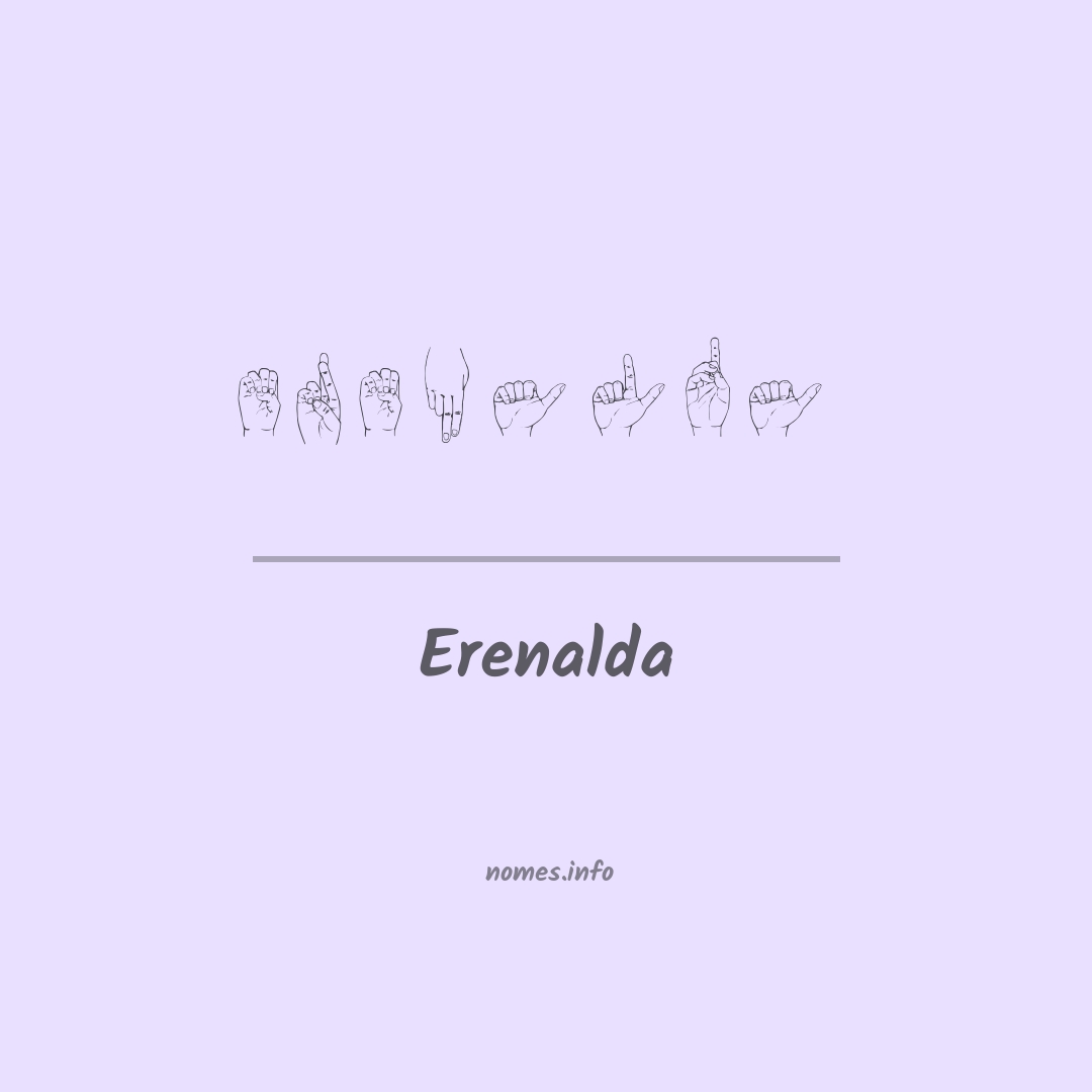 Erenalda em Libras