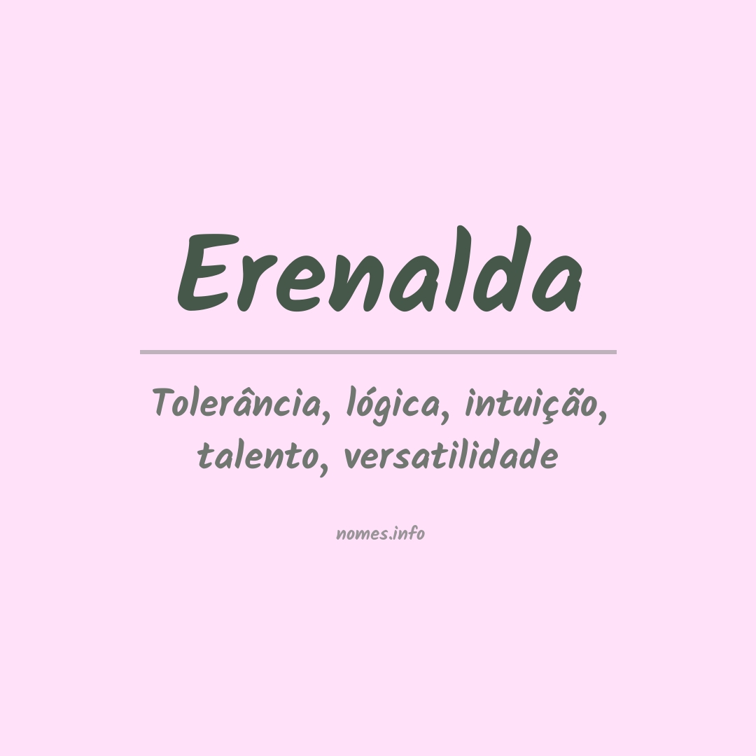 Significado do nome Erenalda