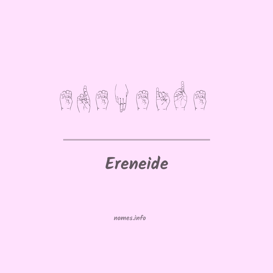 Ereneide em Libras