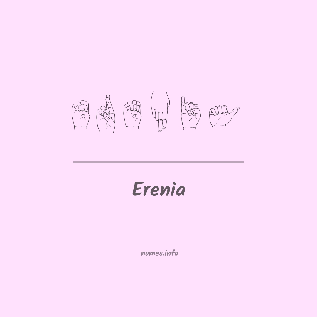 Erenia em Libras