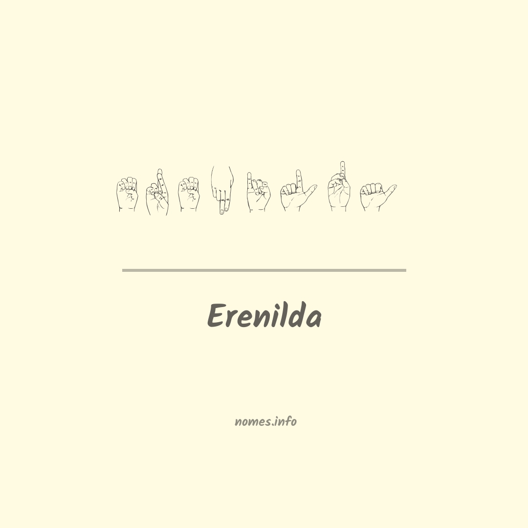 Erenilda em Libras