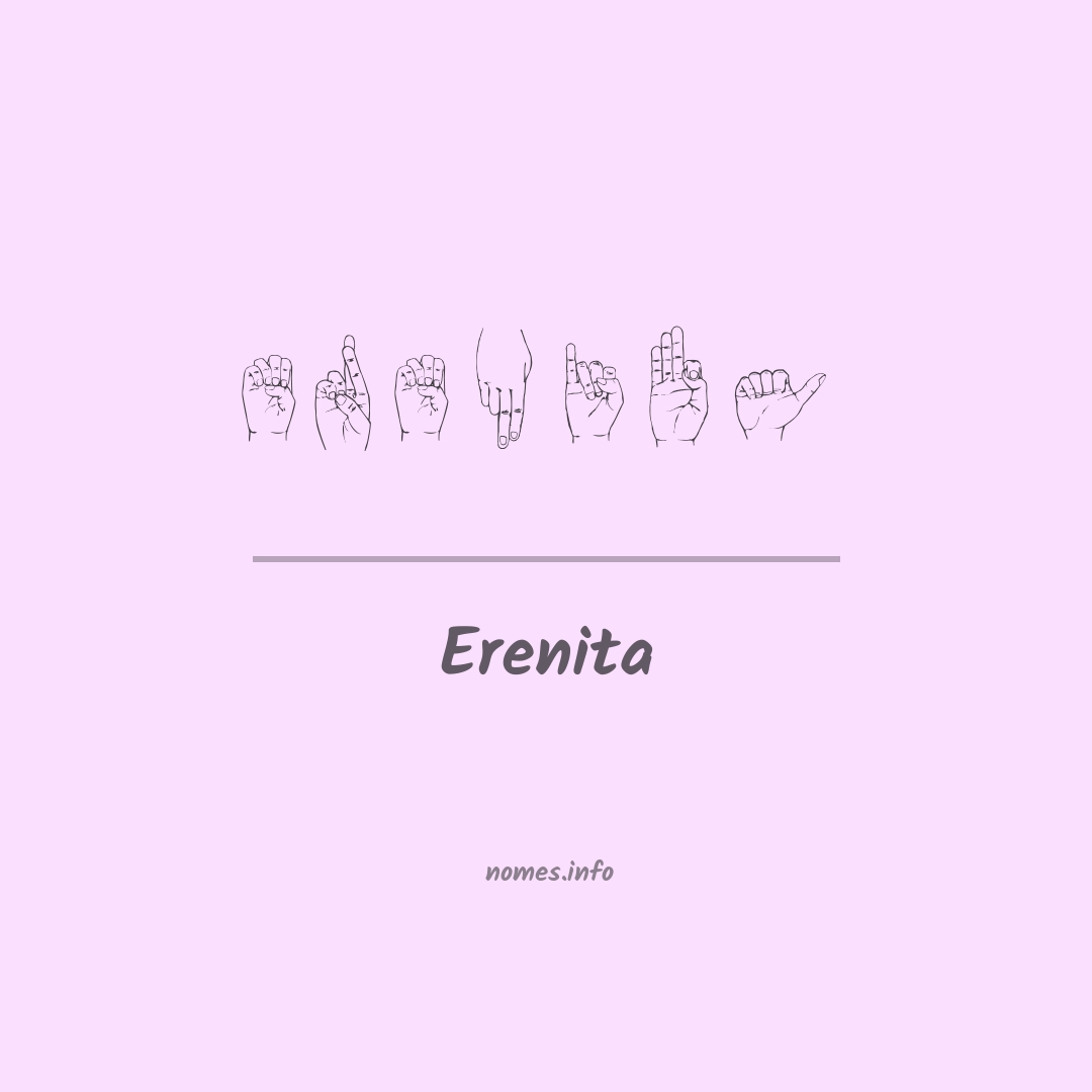 Erenita em Libras