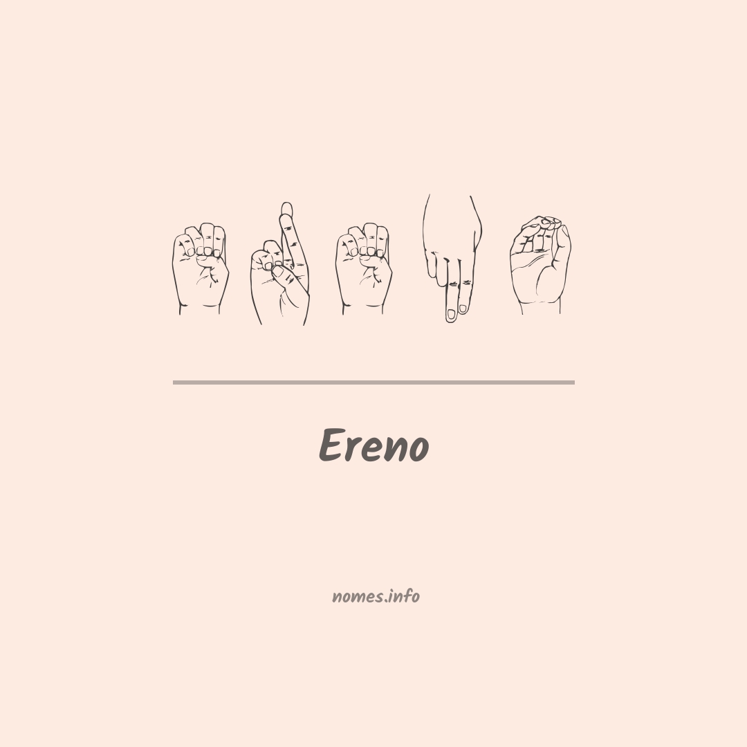Ereno em Libras