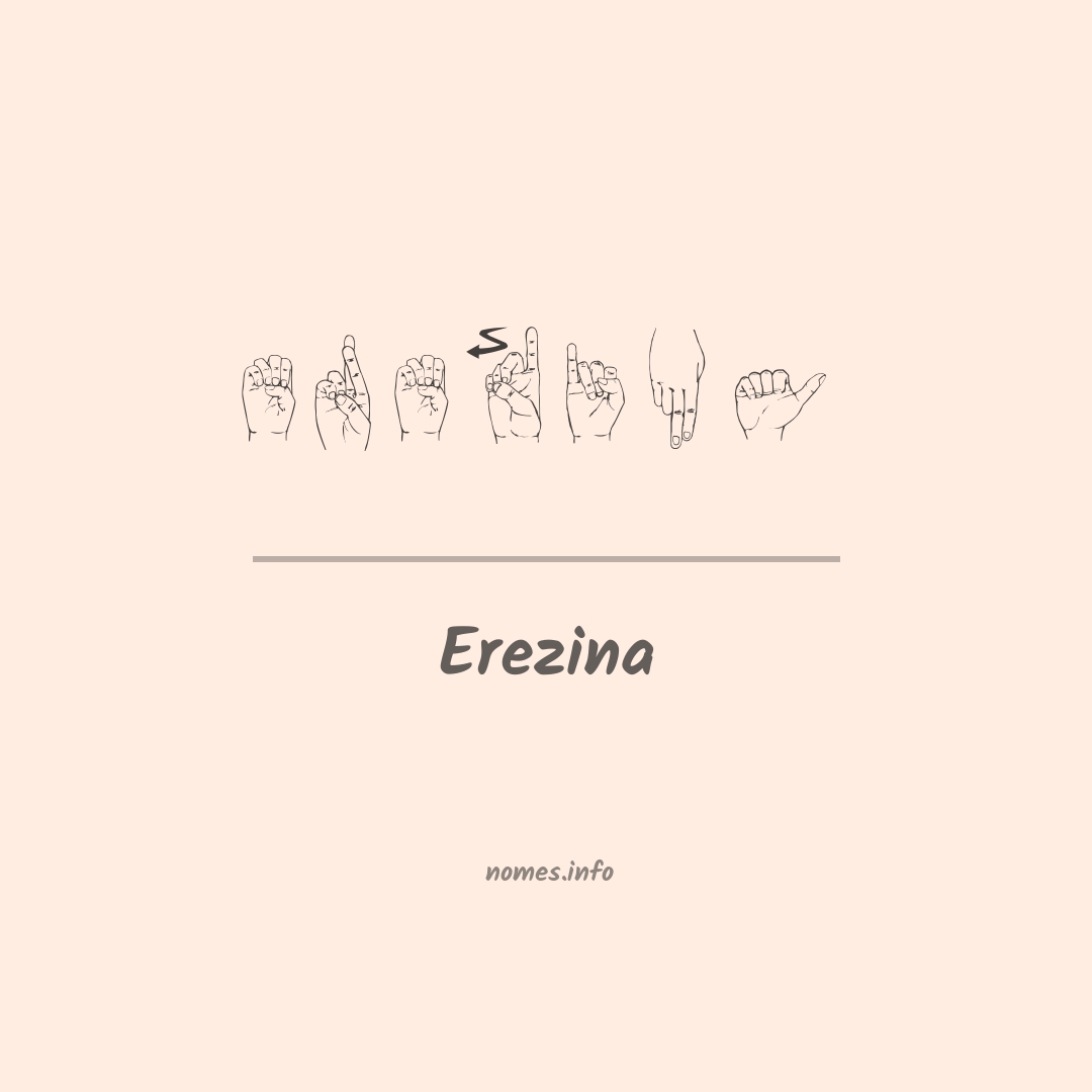 Erezina em Libras