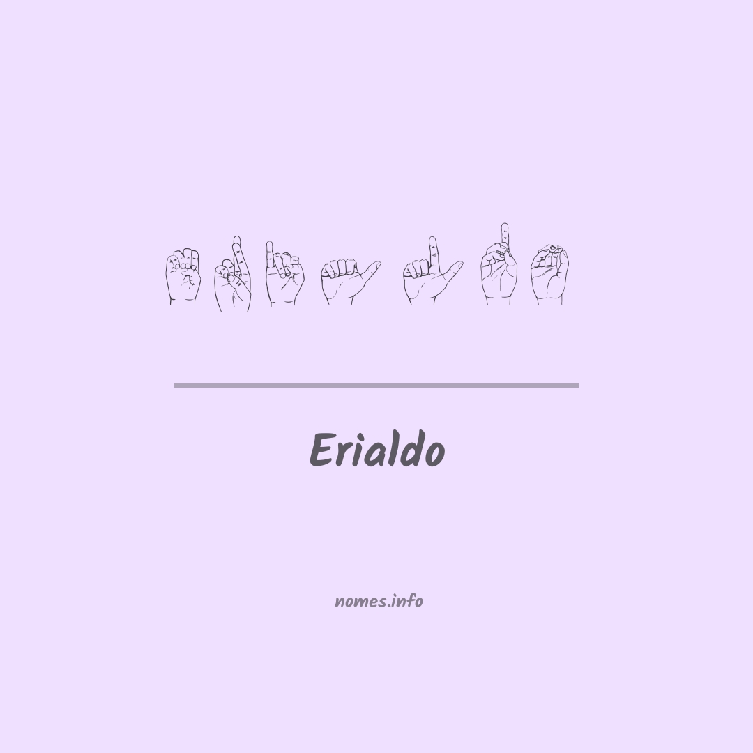 Erialdo em Libras