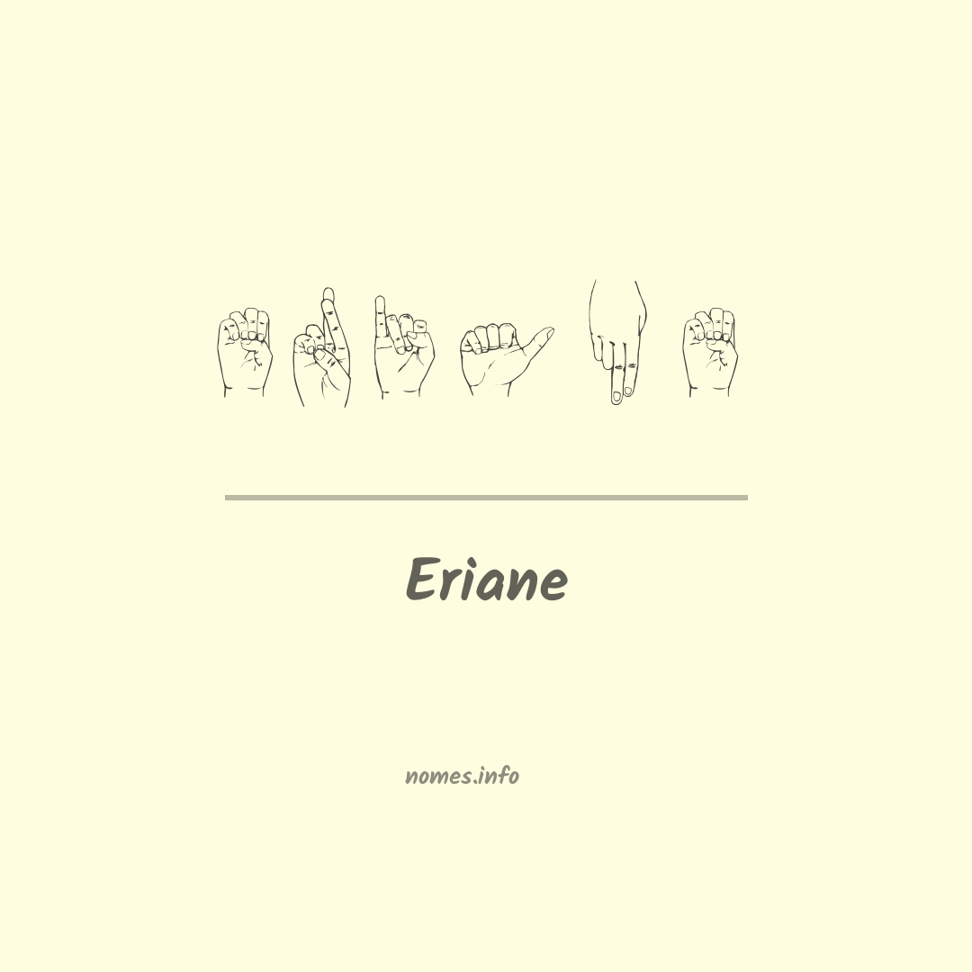 Eriane em Libras