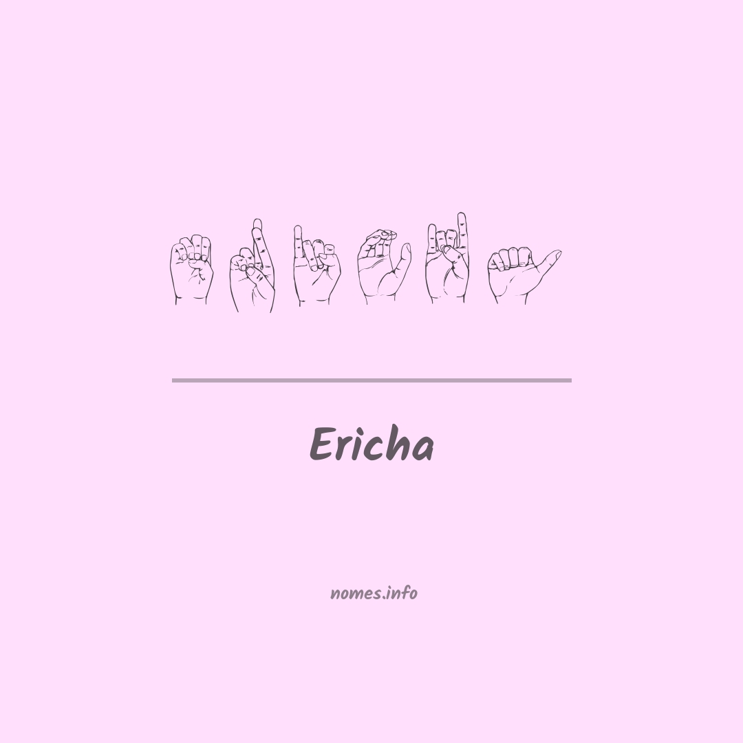 Ericha em Libras