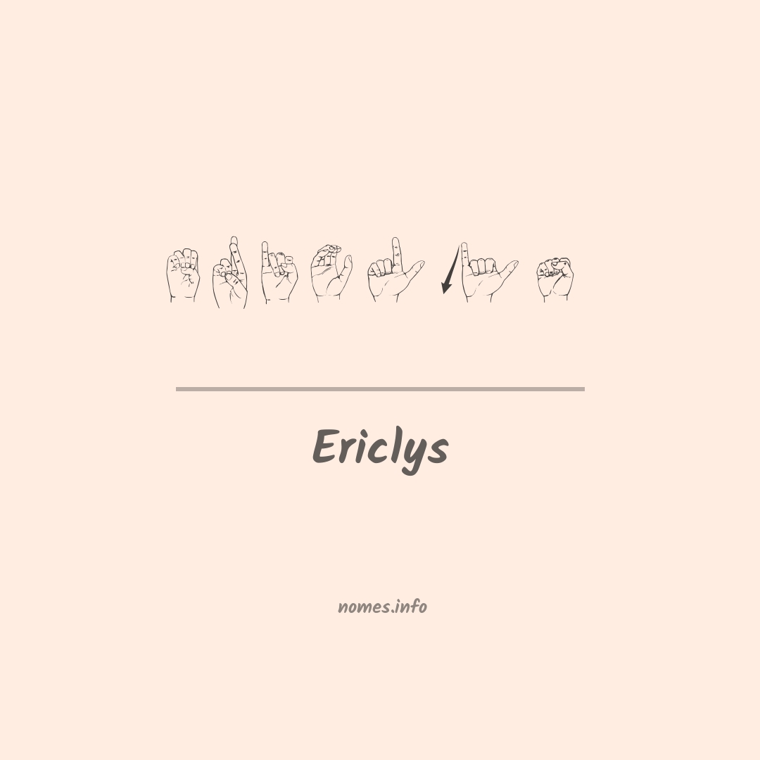 Ericlys em Libras