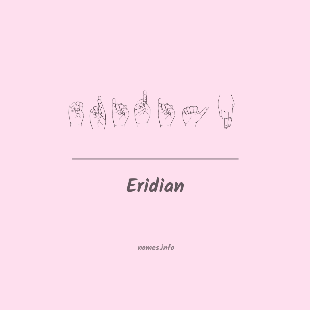 Eridian em Libras