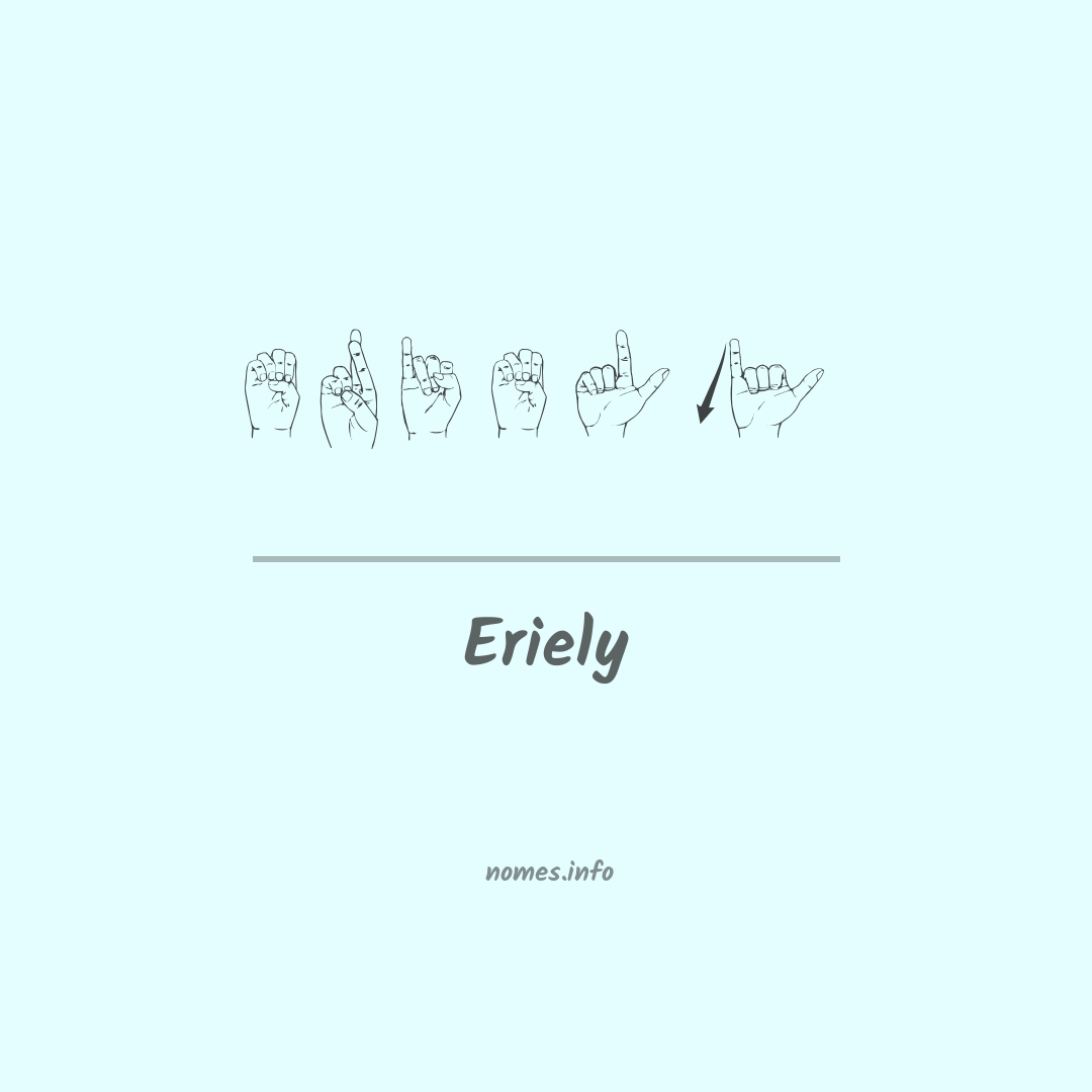 Eriely em Libras