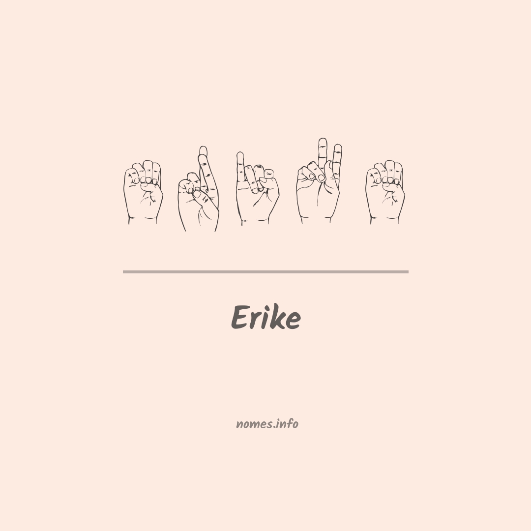 Erike em Libras