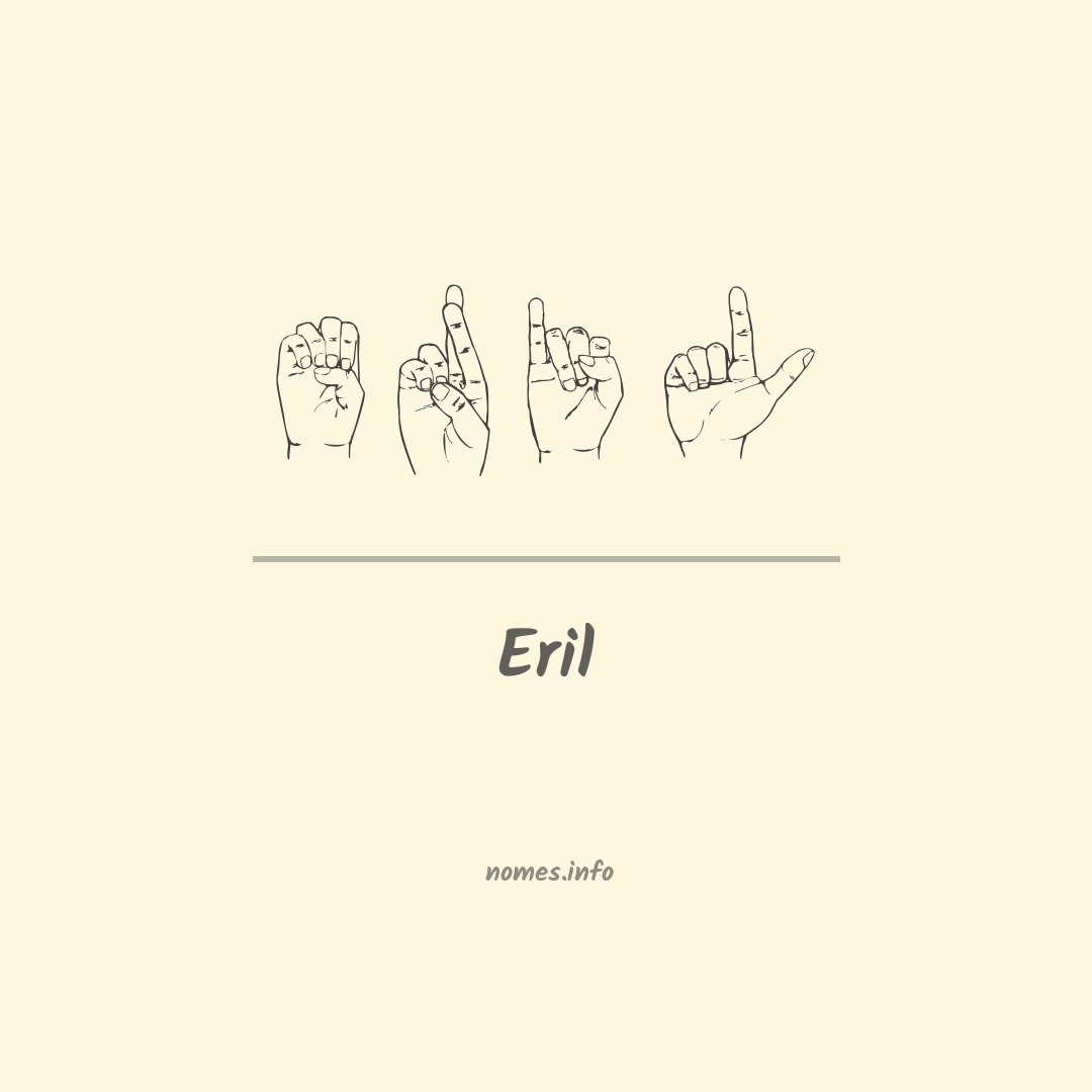 Eril em Libras
