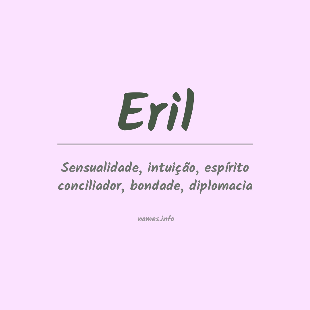Significado do nome Eril