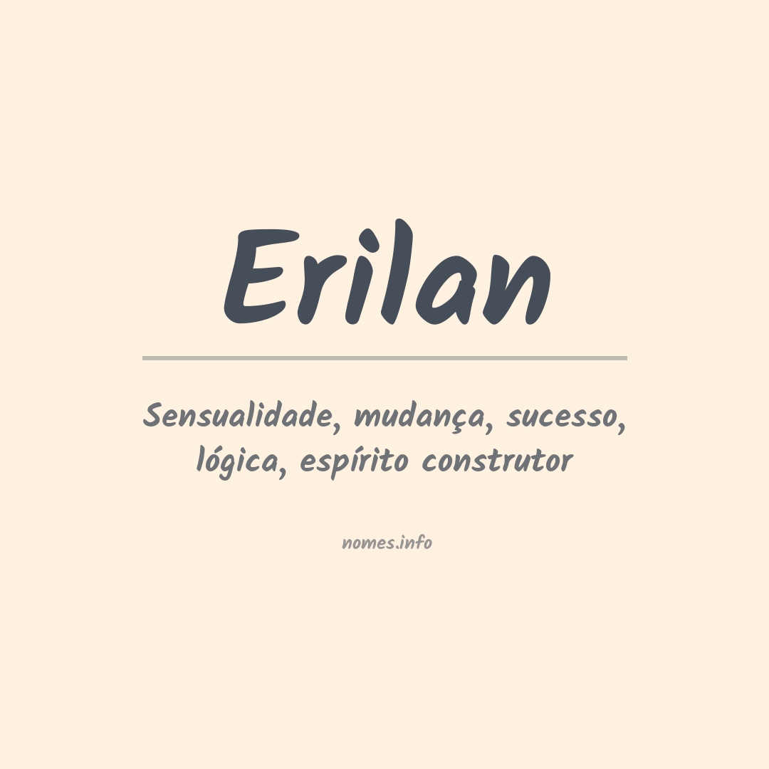 Significado do nome Erilan