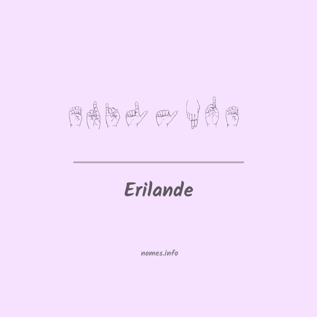 Erilande em Libras