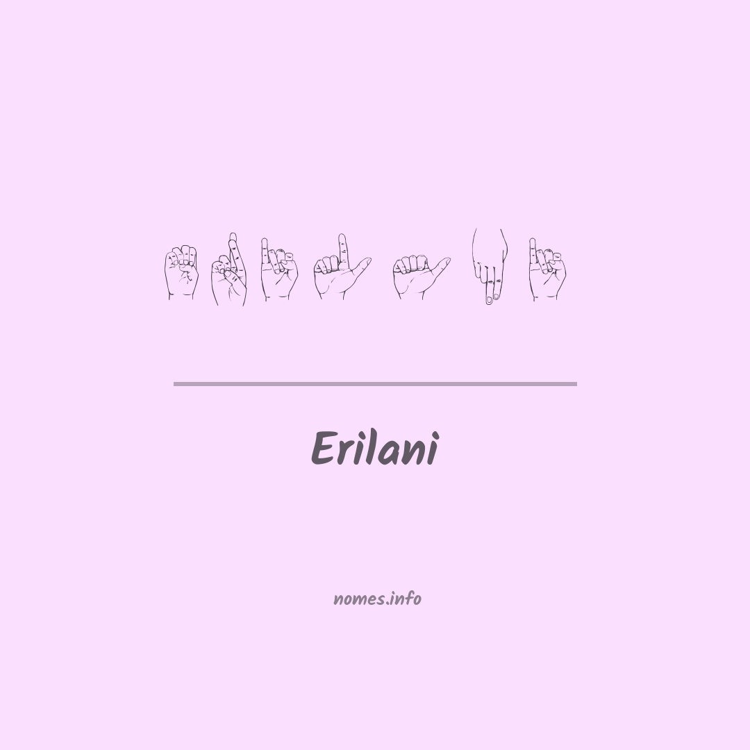 Erilani em Libras