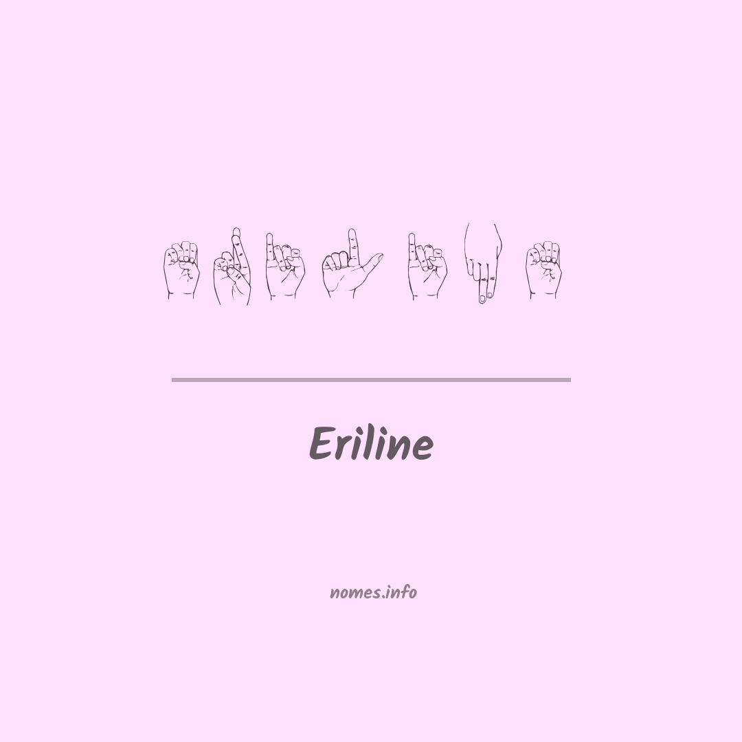 Eriline em Libras