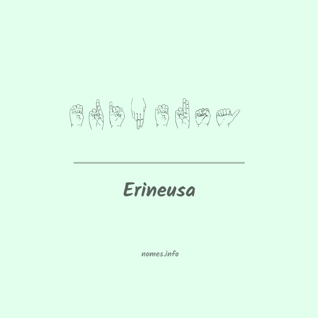 Erineusa em Libras