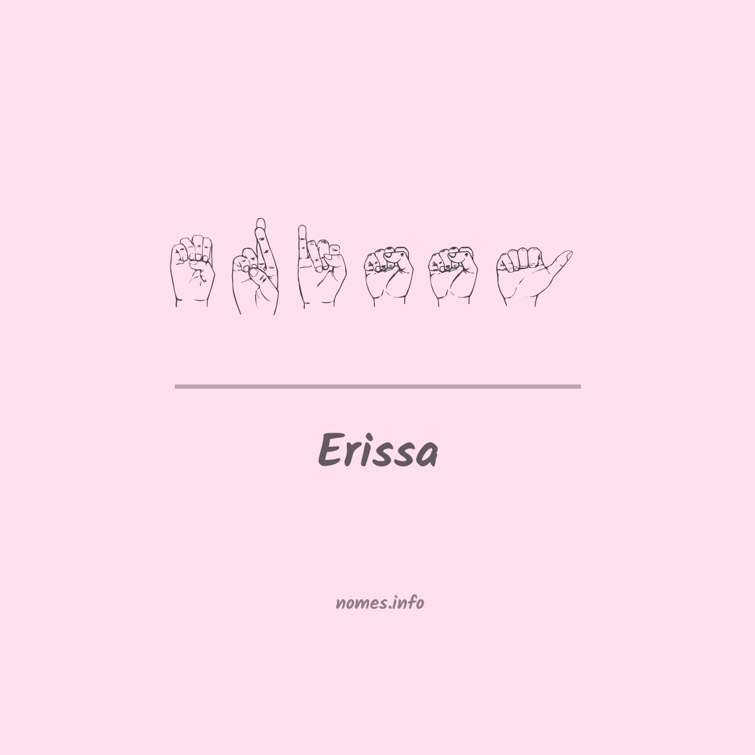 Erissa em Libras