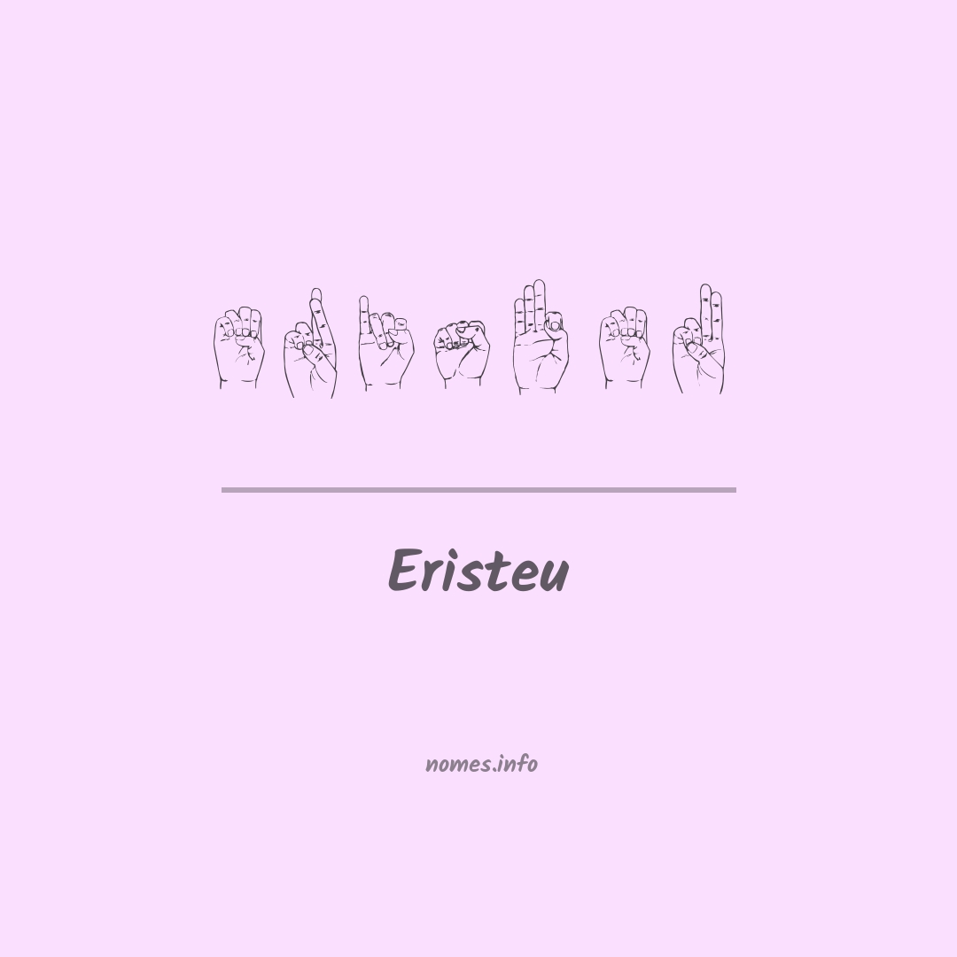 Eristeu em Libras