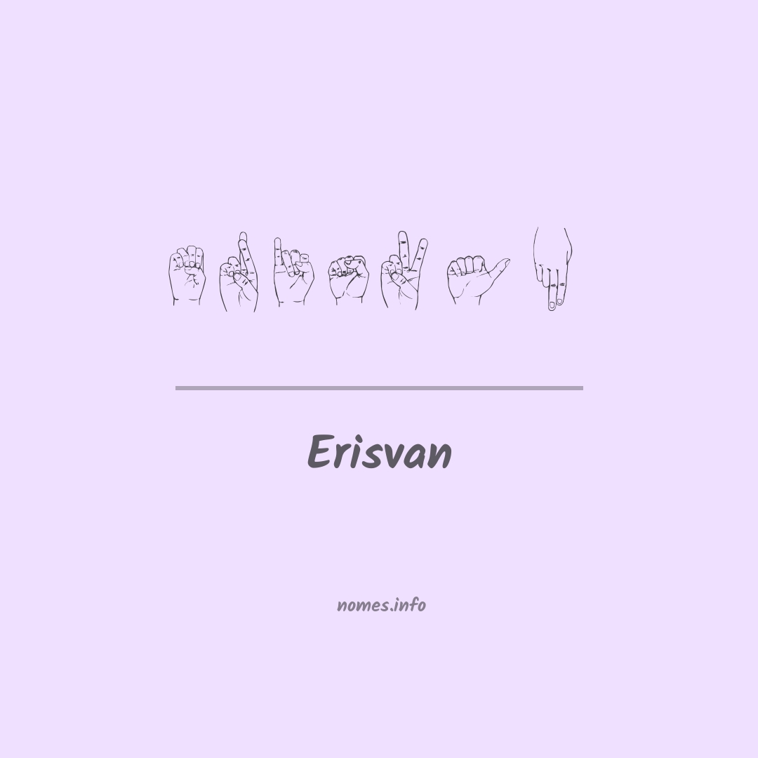 Erisvan em Libras