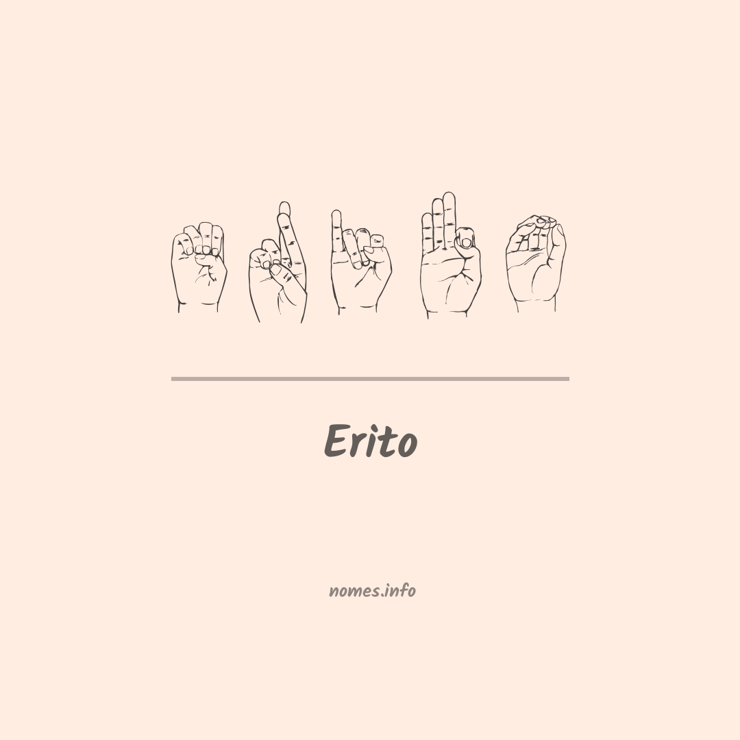 Erito em Libras