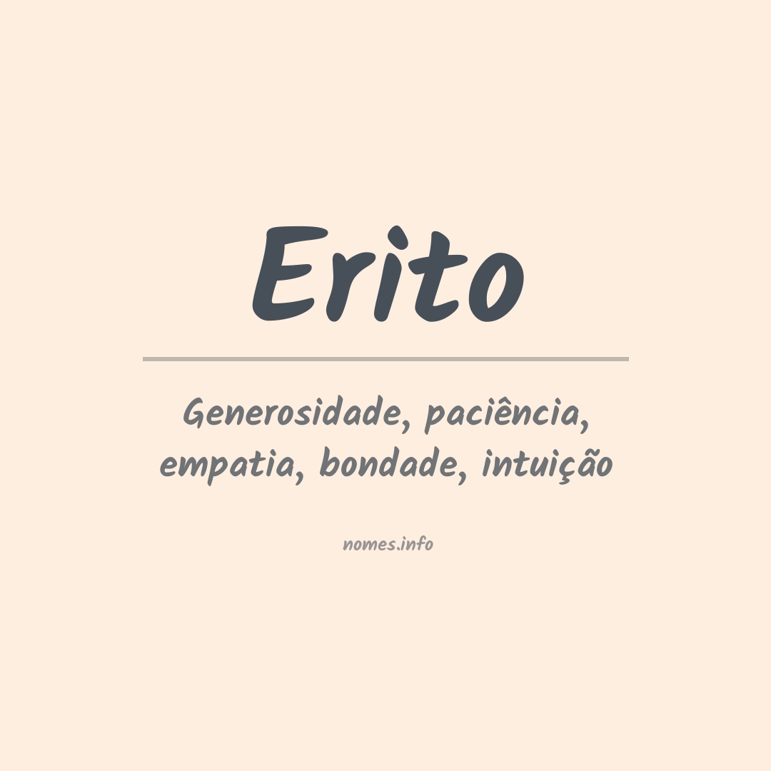 Significado do nome Erito