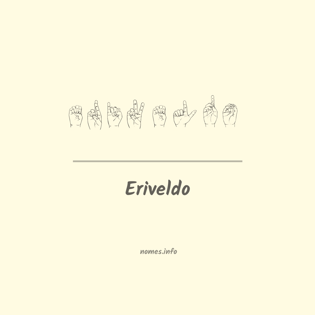 Eriveldo em Libras