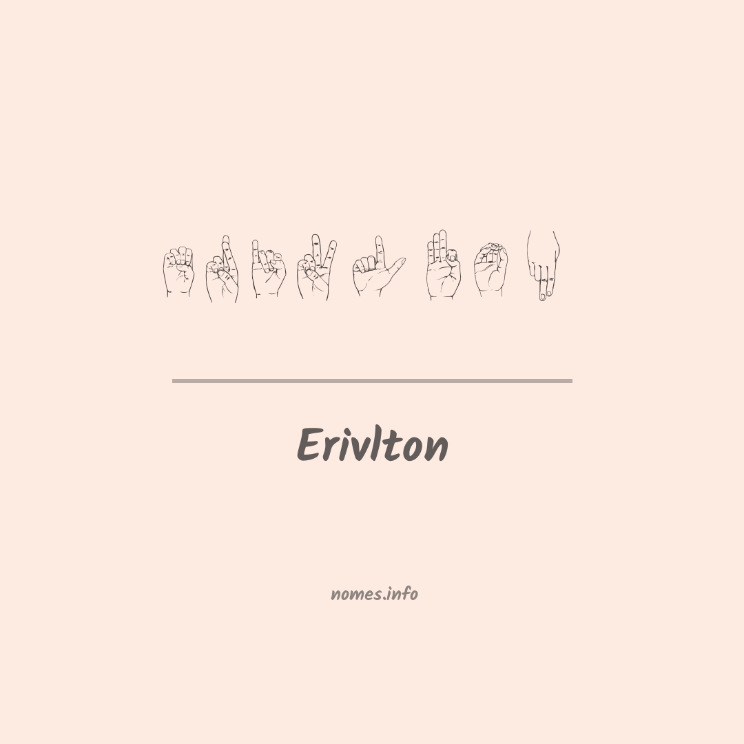 Erivlton em Libras