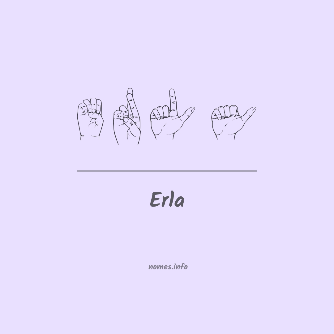 Erla em Libras