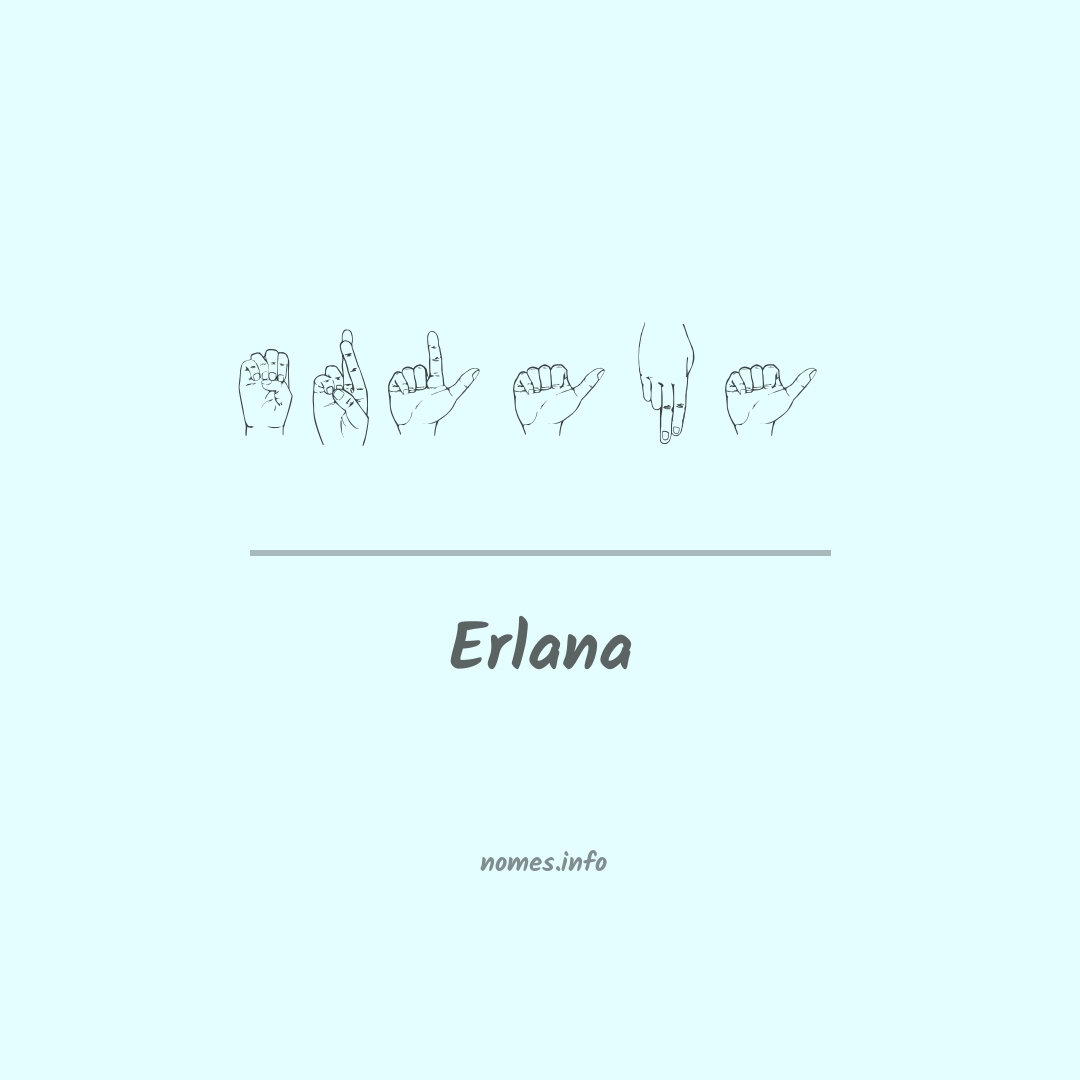 Erlana em Libras