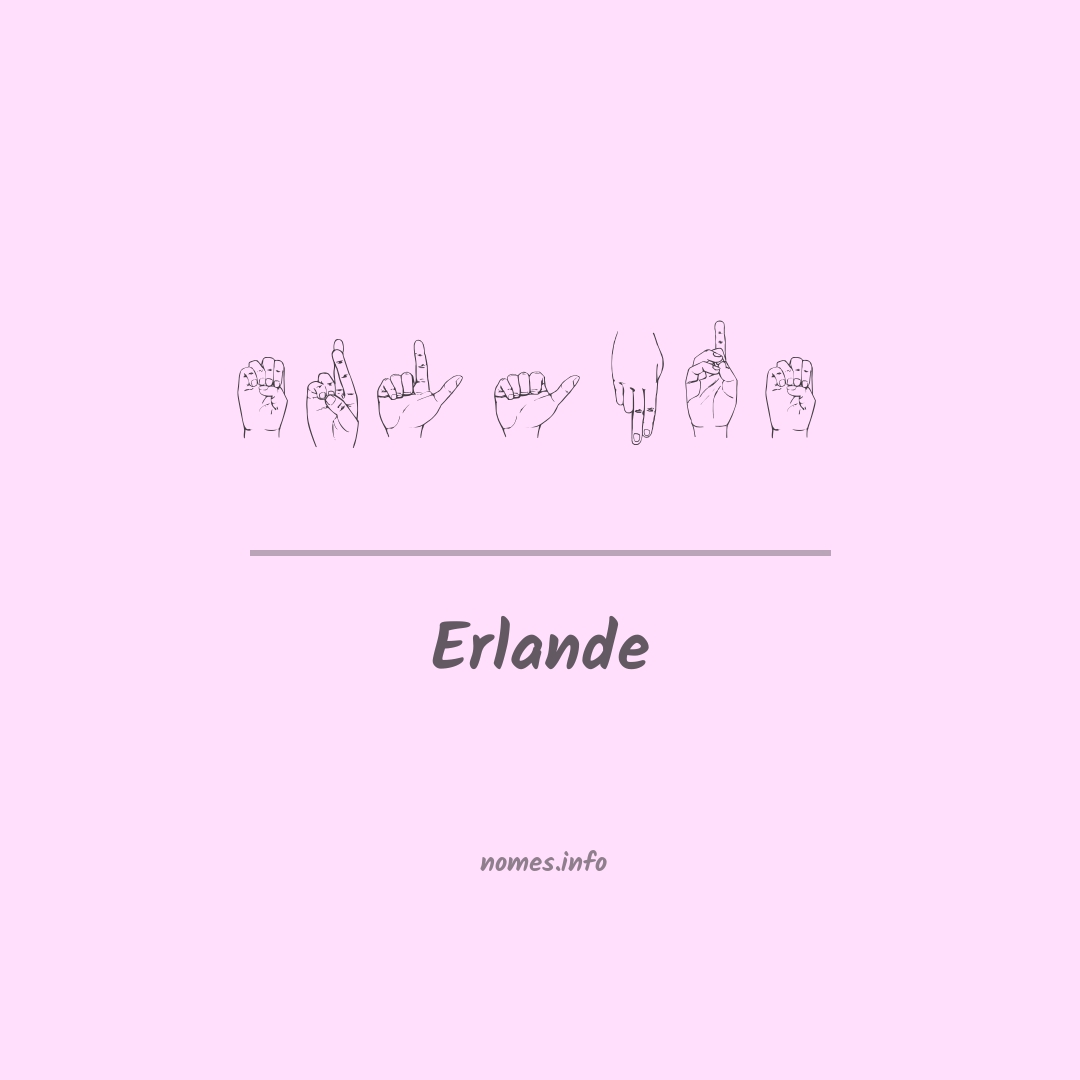 Erlande em Libras