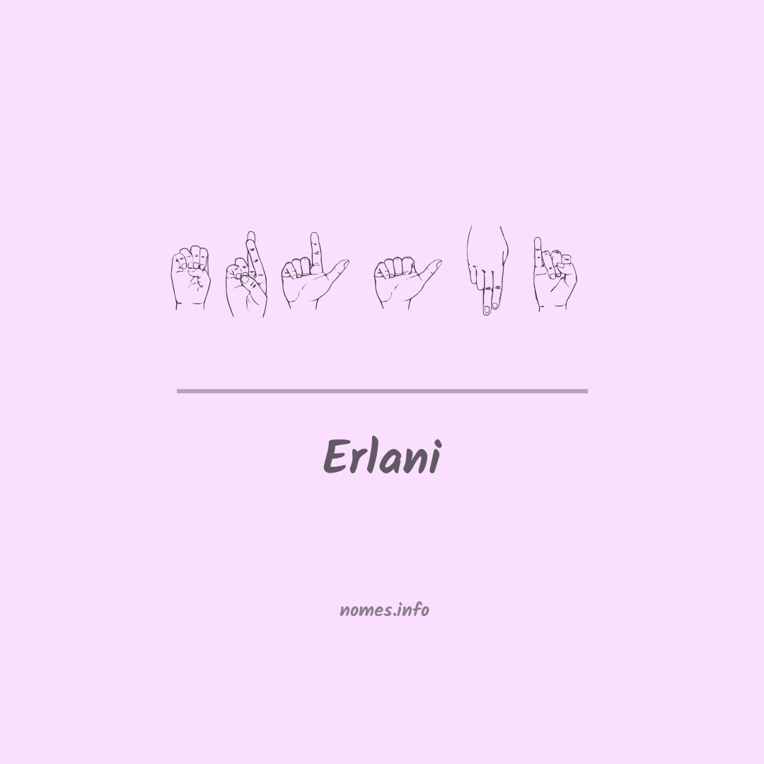 Erlani em Libras