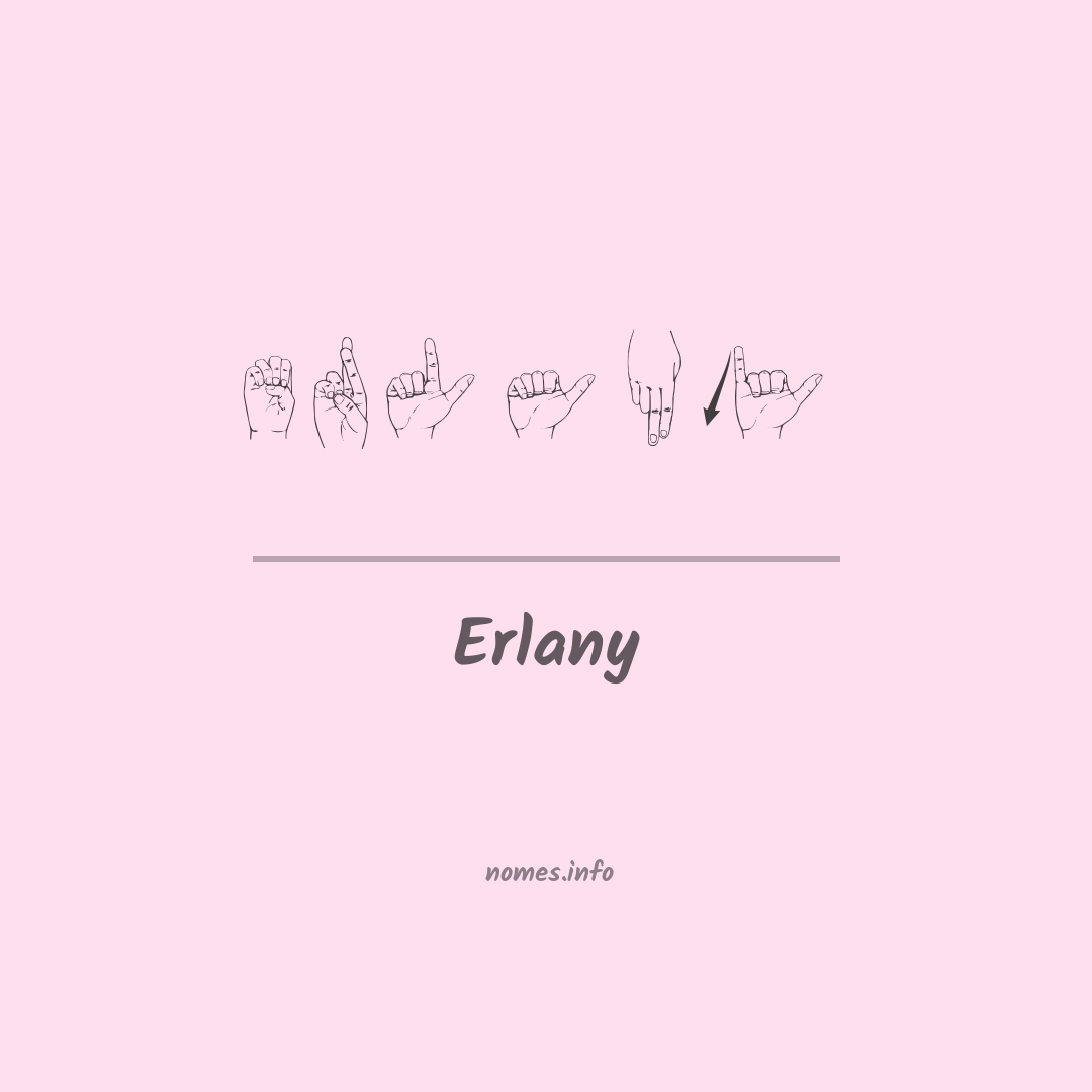 Erlany em Libras