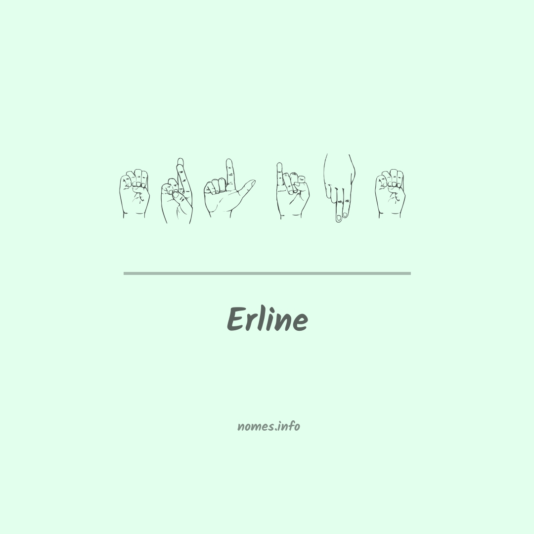 Erline em Libras