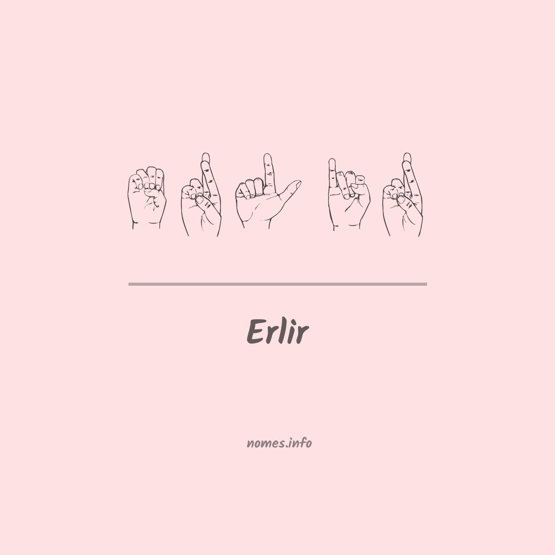 Erlir em Libras