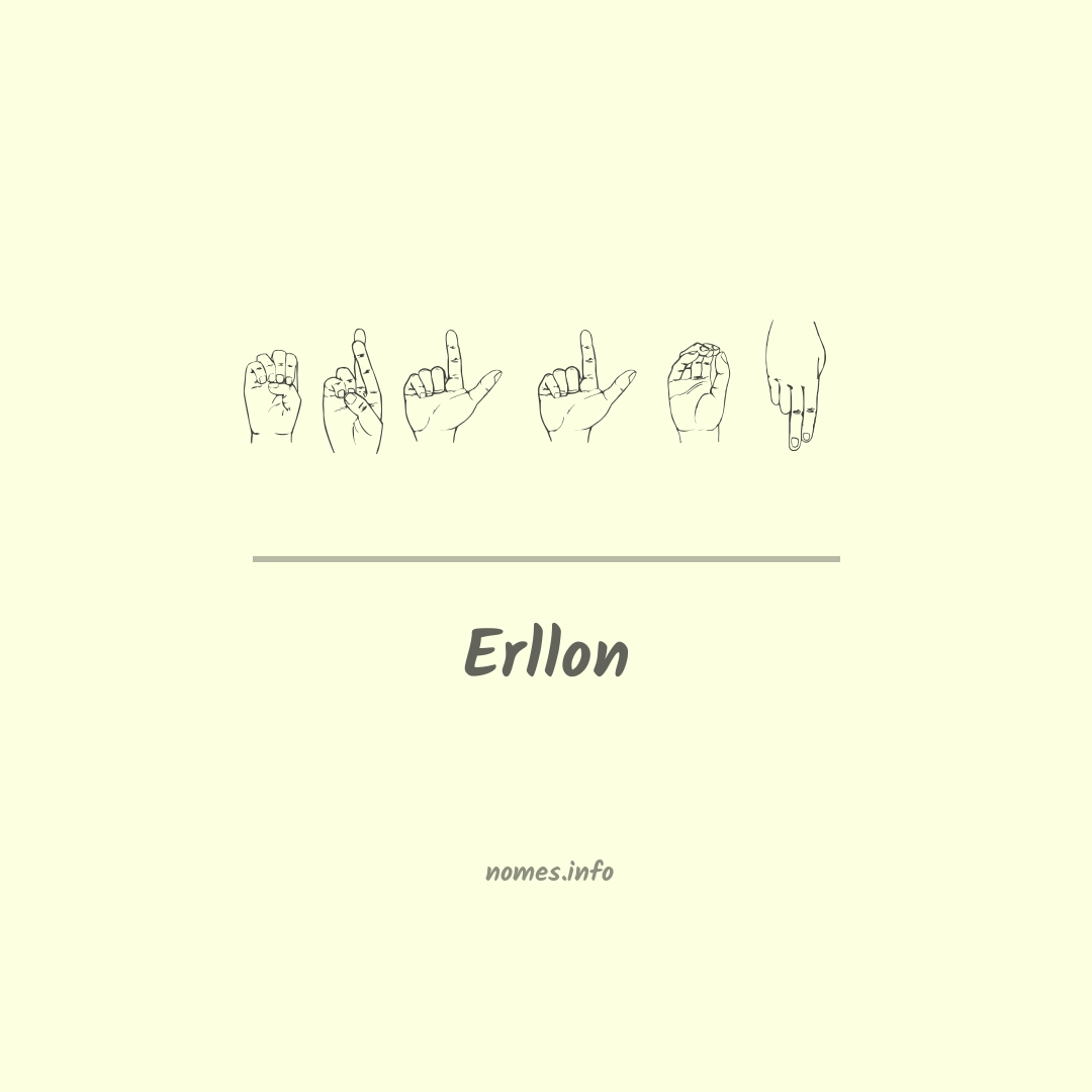 Erllon em Libras