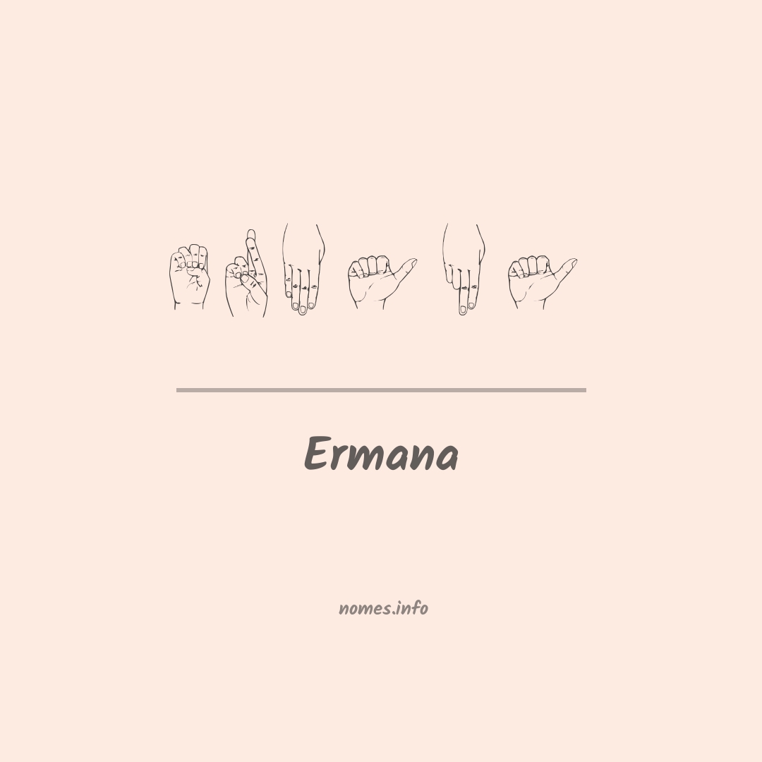 Ermana em Libras