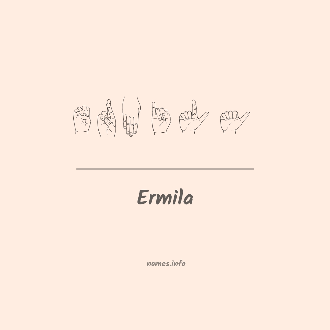 Ermila em Libras