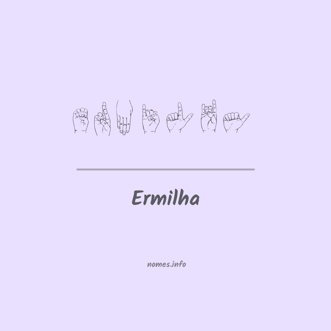 Ermilha em Libras