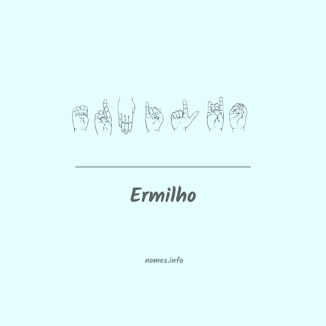 Ermilho em Libras