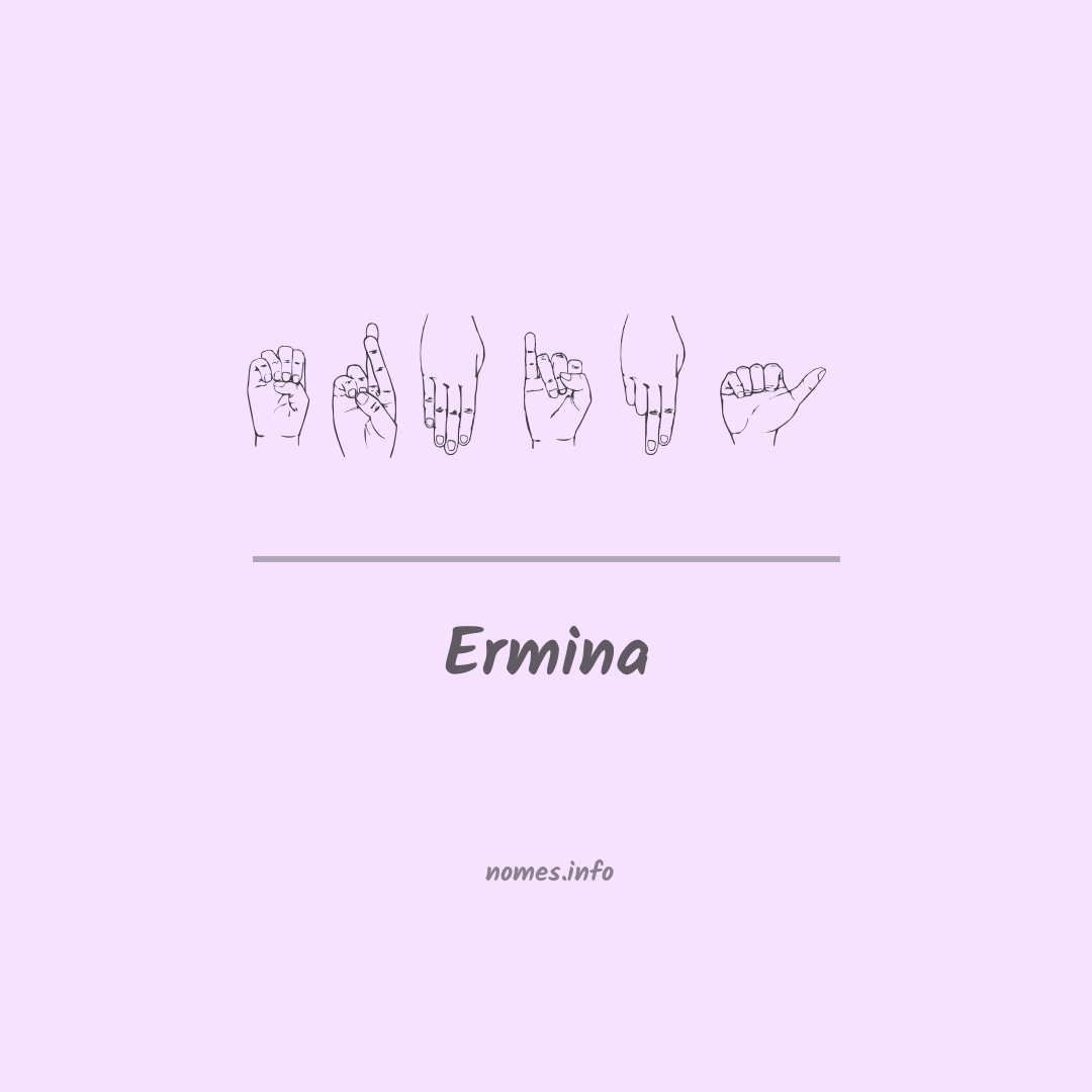 Ermina em Libras
