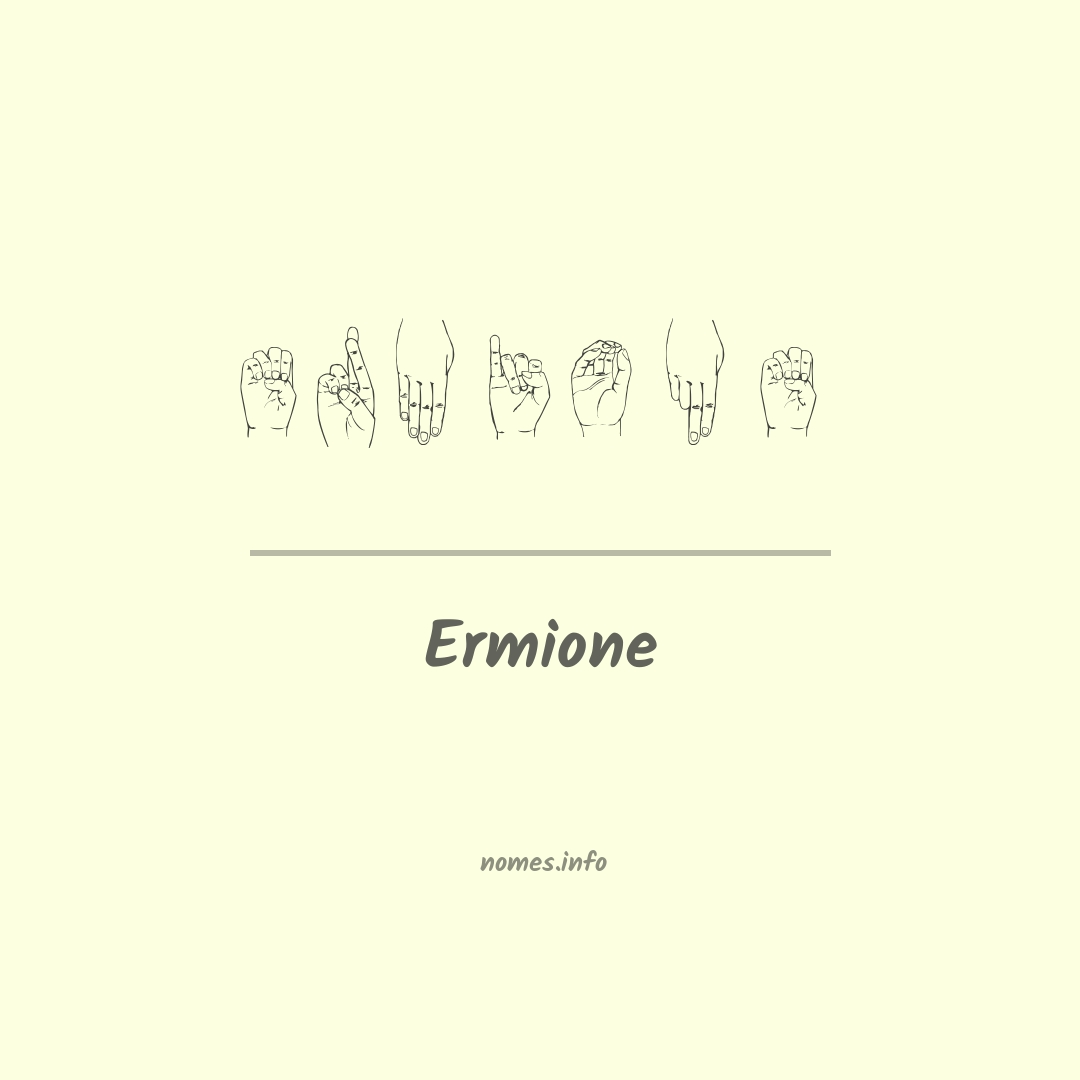 Ermione em Libras