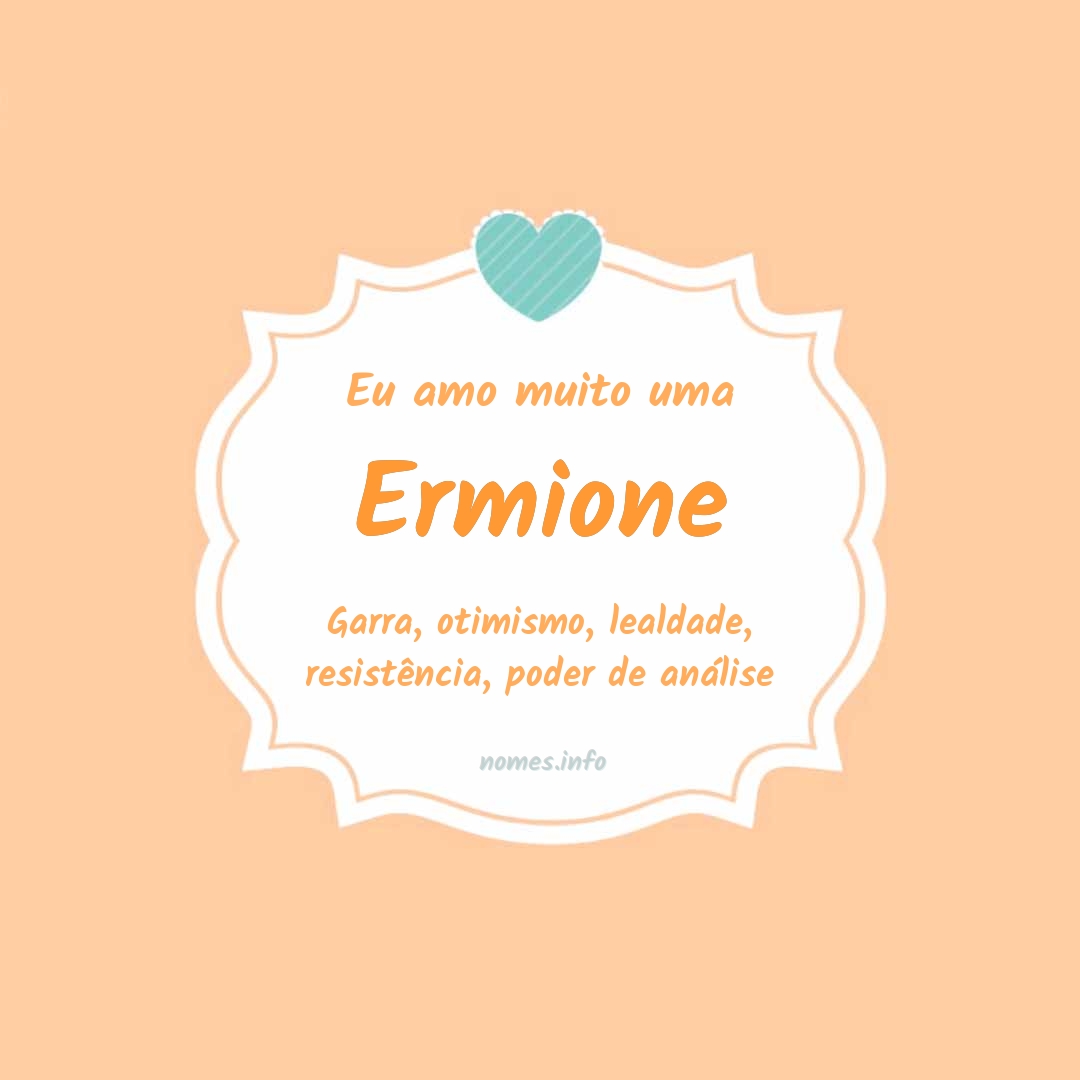 Eu amo muito Ermione