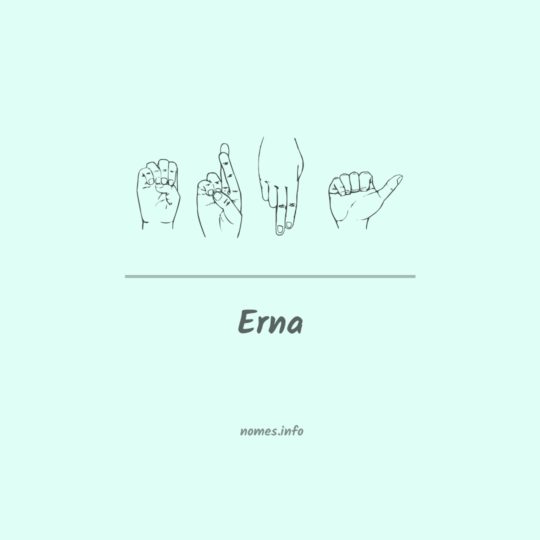Erna em Libras