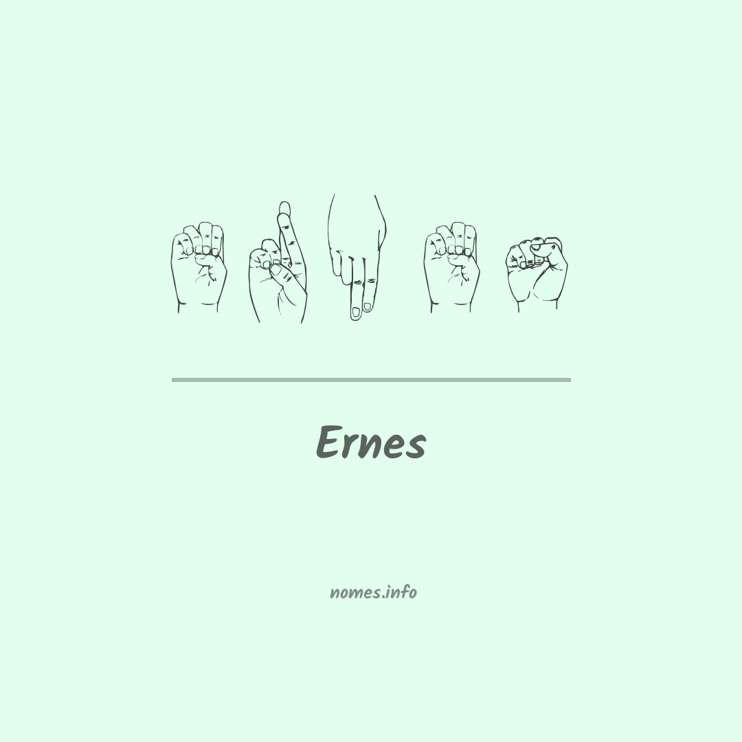 Ernes em Libras